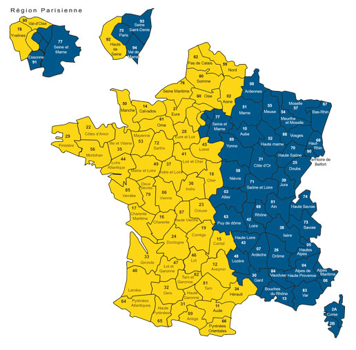 carte des contacts